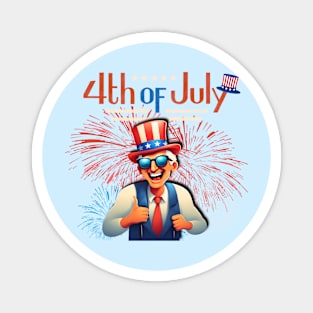 4th of July Magnet